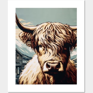 Highland Cow Posters and Art